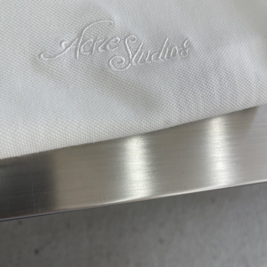 -Acne Studio 贴布刺绣字母长袖●面料：棉面料●工艺：刺绣制作●版型：宽松版型●克重：约375