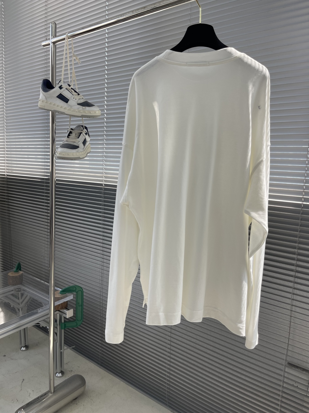 -Acne Studio 贴布刺绣字母长袖●面料：棉面料●工艺：刺绣制作●版型：宽松版型●克重：约375