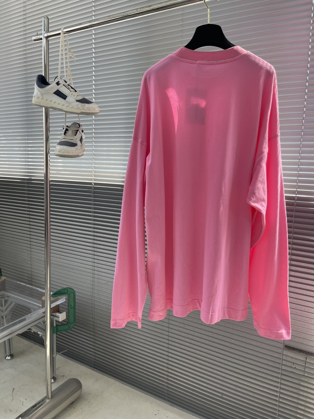 -Acne Studio 贴布刺绣字母长袖●面料：棉面料●工艺：刺绣制作●版型：宽松版型●克重：约375