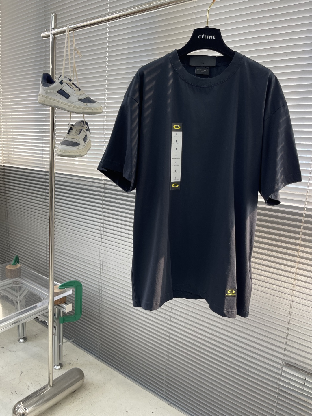 Balenciaga 25SS Sticker Short Sleeve, Comfortable Cotton Tee, Multiple Sizes