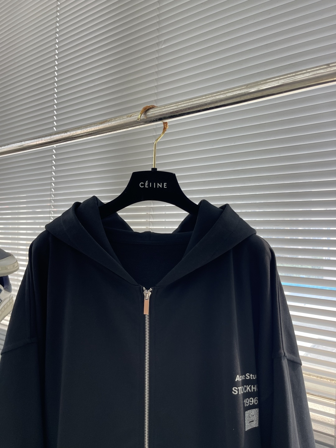 -Acne Studio 25秋冬新款拉链帽衫精选进口卫衣面料，弹力舒柔化合，多重水洗预缩处理，轻松应对