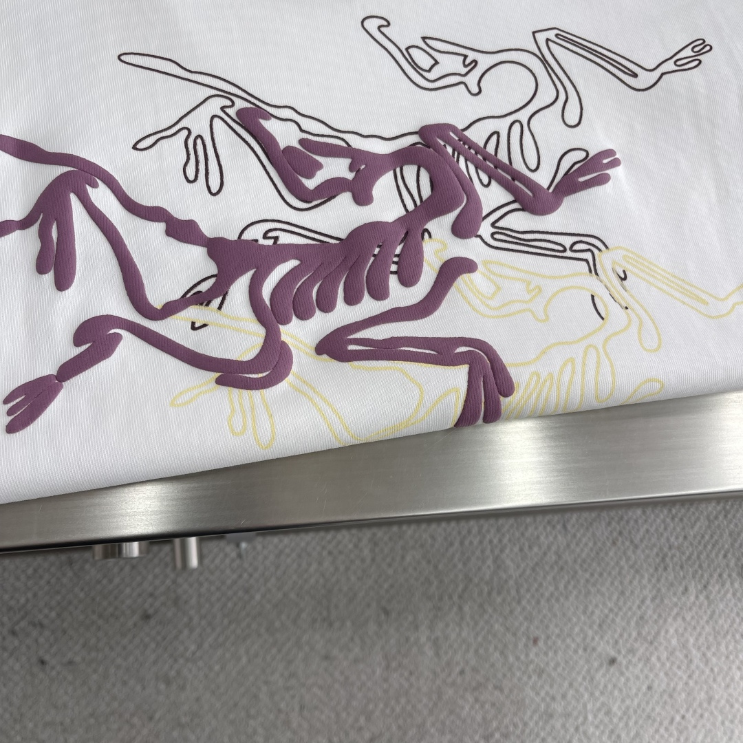 

-🐦 鸟家    2025FW长袖T恤  
小鸟字母LOGO明线拼接印花  
高端32s双纱280克