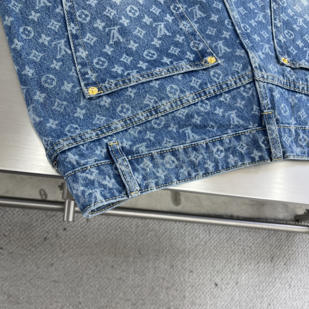 -驴牌 满印喇叭牛仔裤定制蓝影加密纯棉经典纹牛仔料 温润如棉 舒适贴肤 靛蓝雅韵 带着复古的韵味与现代的