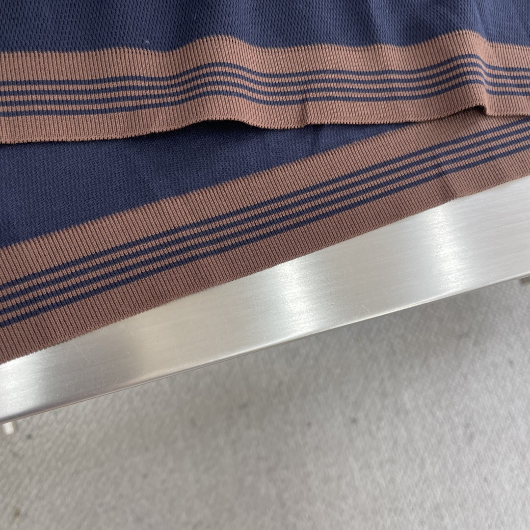 

-Loro Piana   贸易公司渠道臻品，2025早秋新款男士高端商务休闲珠地棉翻领POLO衫！