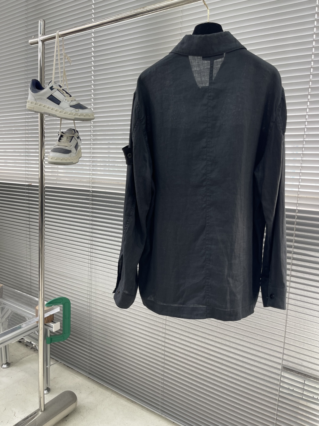 -Stone Island 亚麻宽松衬衫石头超级面料，进口顶级亚麻，全辐超好质感和版型！！ 工艺复杂多变