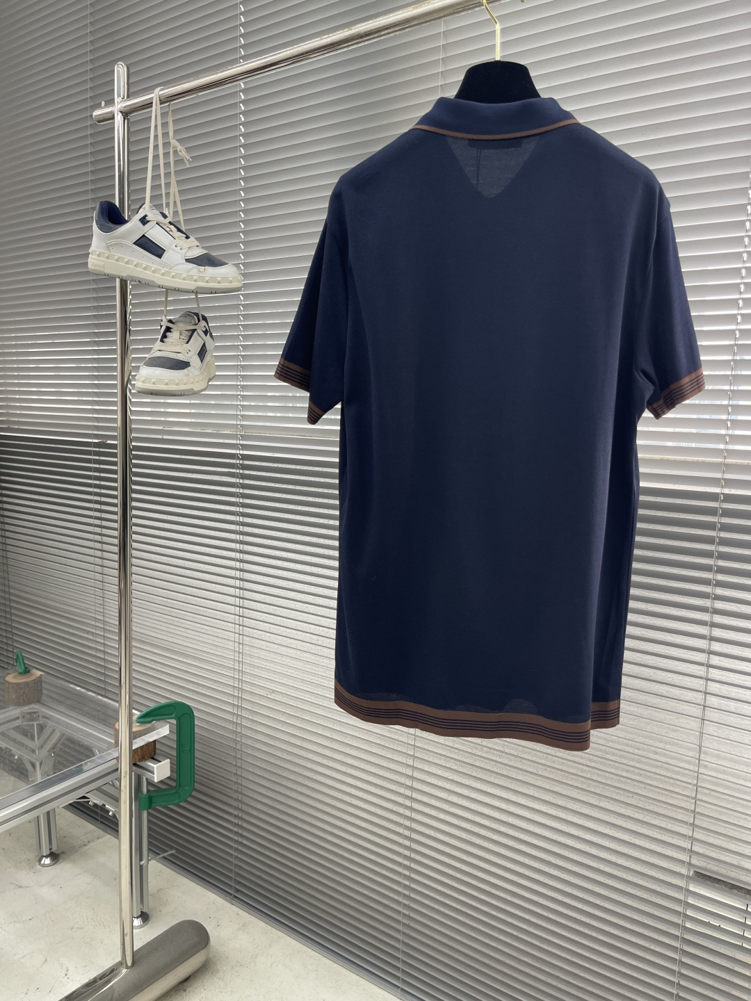 

-Loro Piana   贸易公司渠道臻品，2025早秋新款男士高端商务休闲珠地棉翻领POLO衫！