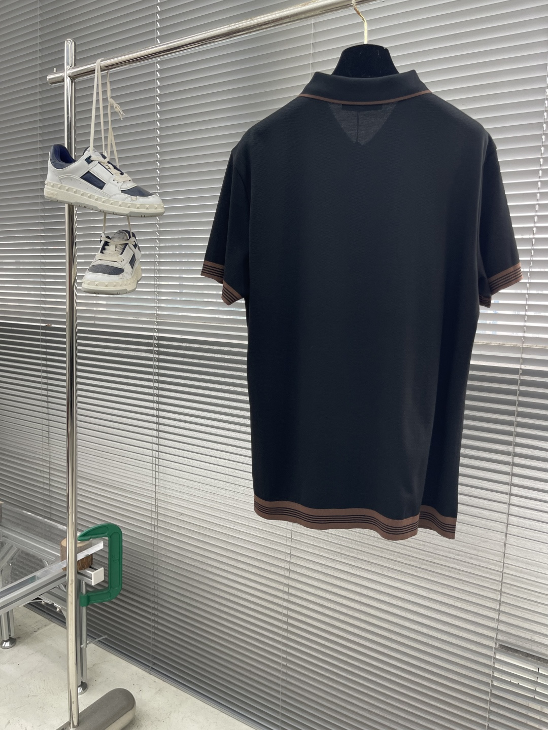 

-Loro Piana   贸易公司渠道臻品，2025早秋新款男士高端商务休闲珠地棉翻领POLO衫！