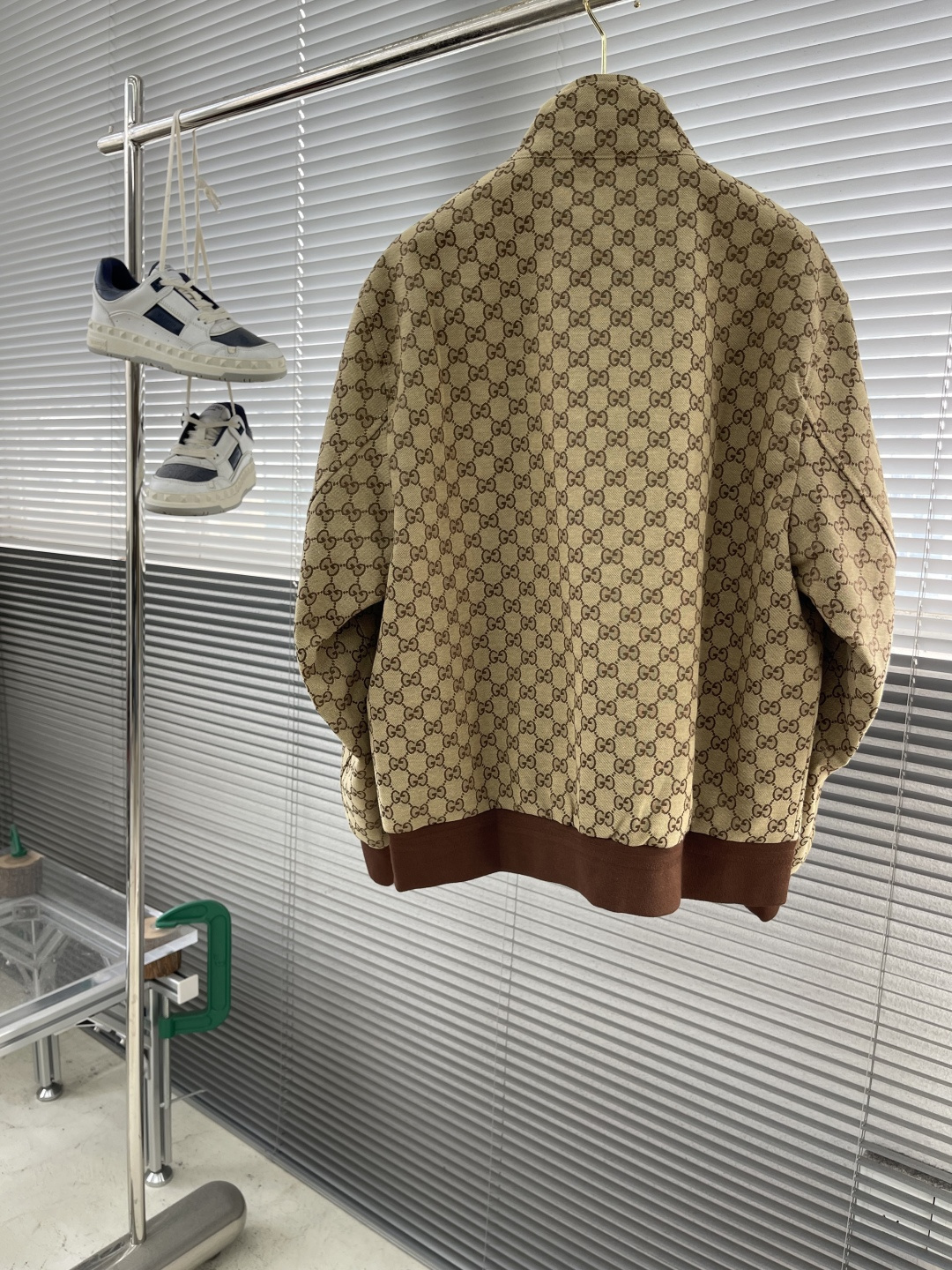 -GUCC 25ss新款帆布飞行员外套夹克 合身 男款 高版本码数：S.M.L.XL衣长66676869