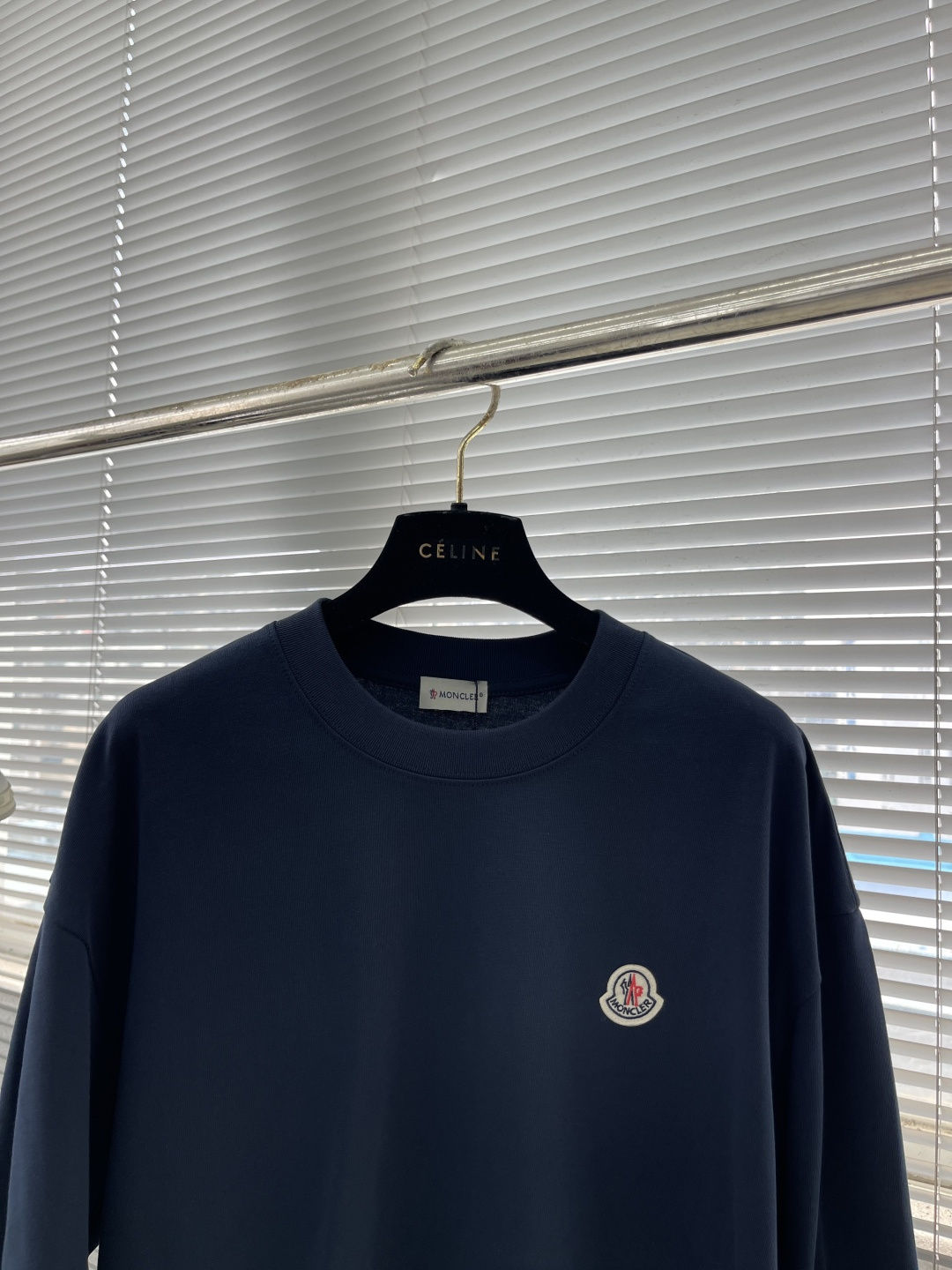 -mon   2025秋冬新款厚长袖T恤320克纯棉字母logo 章仔刺绣码数：S  M  L  XL
