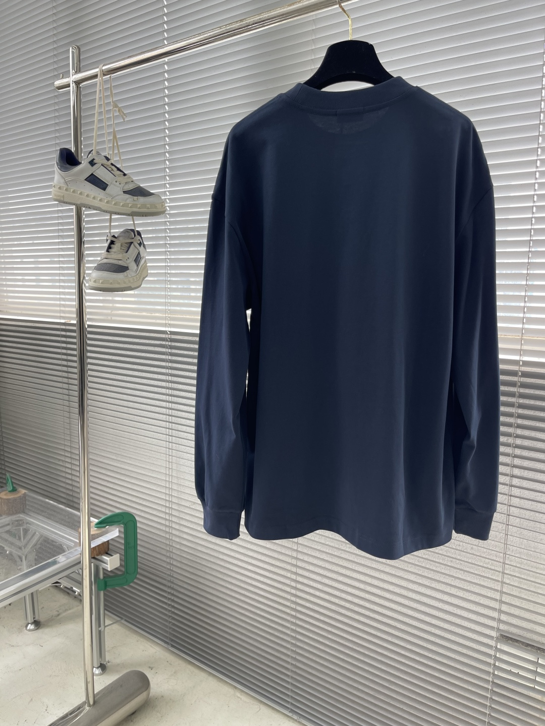 -mon   2025秋冬新款厚长袖T恤320克纯棉字母logo 章仔刺绣码数：S  M  L  XL