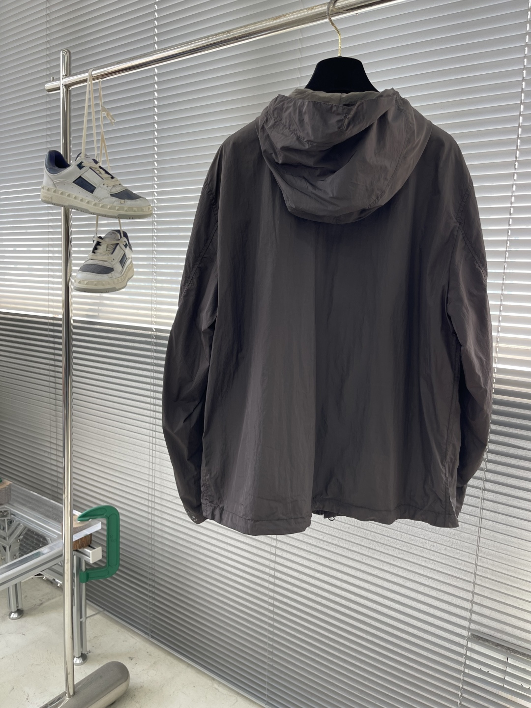 -Stone Island 2025秋冬新款机能袖章休闲户外防风薄款连帽风衣夹克外套 原版1/1复刻🔥高