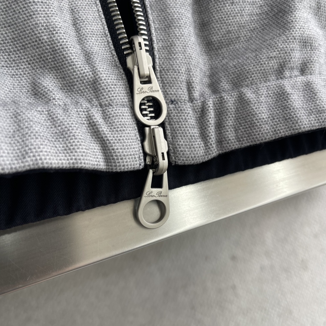 -Loro Piana 25秋冬新品双面夹克外套 柜台同步 原版五金 做工精细 可随意对比～客供定制面料