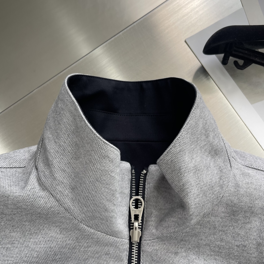 -Loro Piana 25秋冬新品双面夹克外套 柜台同步 原版五金 做工精细 可随意对比～客供定制面料