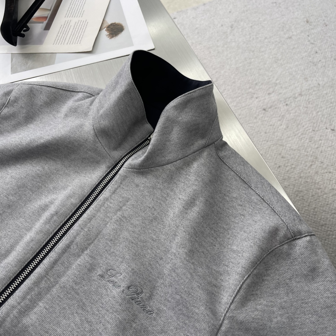 -Loro Piana 25秋冬新品双面夹克外套 柜台同步 原版五金 做工精细 可随意对比～客供定制面料