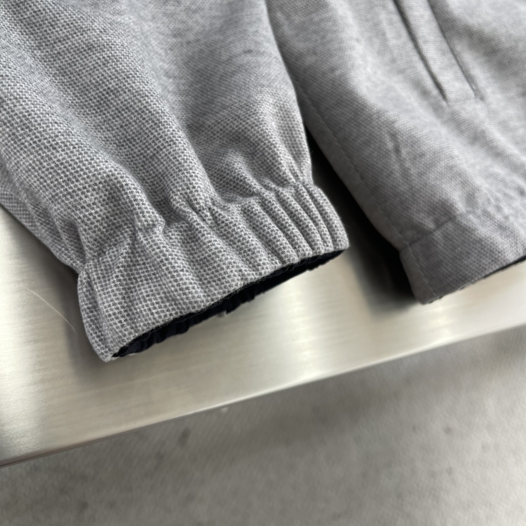 -Loro Piana 25秋冬新品双面夹克外套 柜台同步 原版五金 做工精细 可随意对比～客供定制面料
