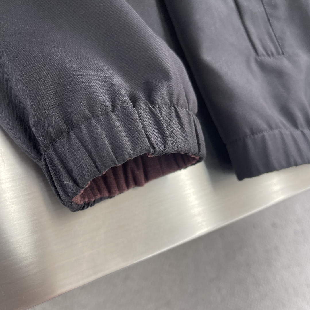 -Loro Piana 25秋冬新品双面夹克外套 柜台同步 原版五金 做工精细 可随意对比～客供定制面料