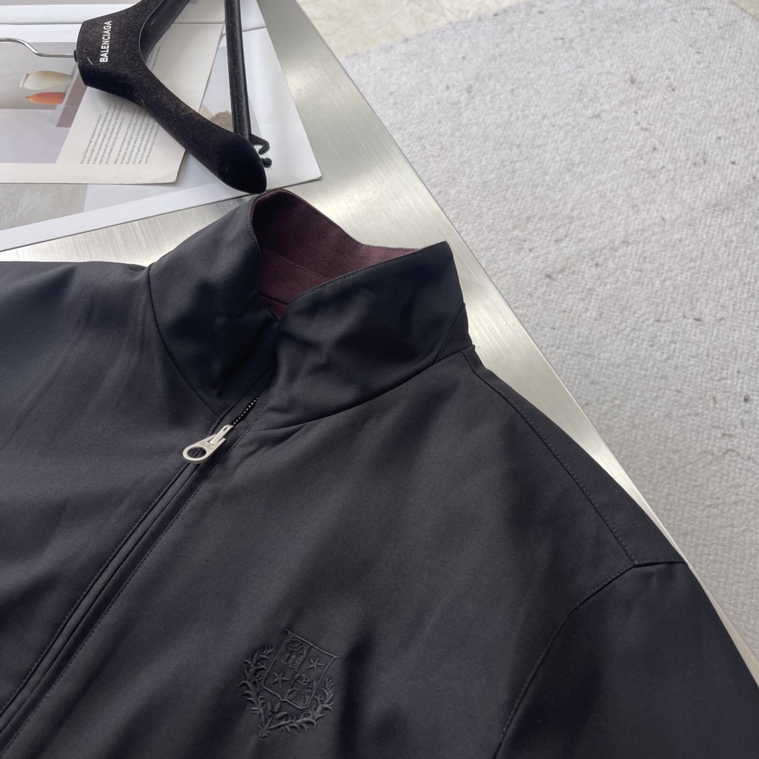 -Loro Piana 25秋冬新品双面夹克外套 柜台同步 原版五金 做工精细 可随意对比～客供定制面料