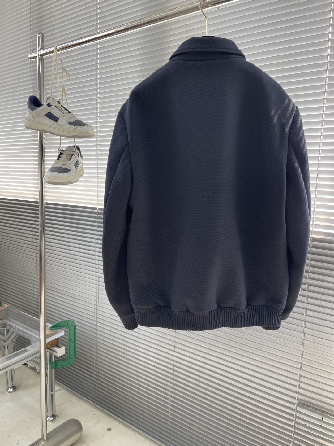 -Loro Piana 25fw新款老钱风翻领标识刺绣夹克外套客订面料或选用高端羊绒(若为羊绒面料 ),
