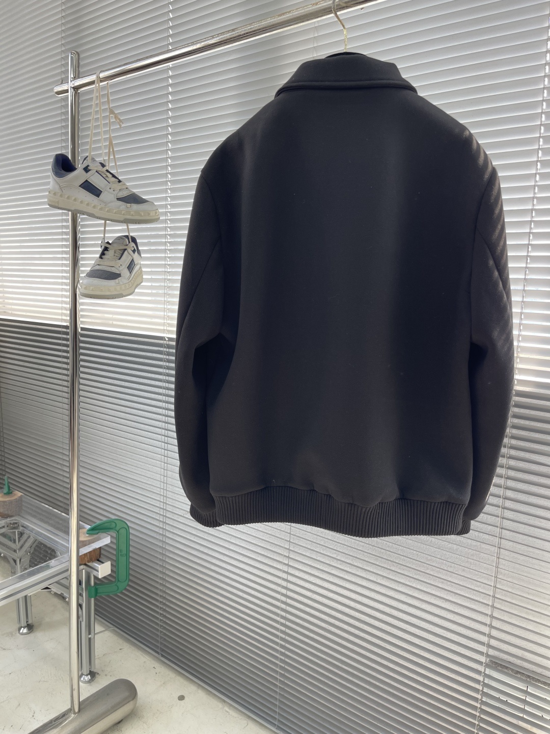 -Loro Piana 25fw新款老钱风翻领标识刺绣夹克外套客订面料或选用高端羊绒(若为羊绒面料 ),