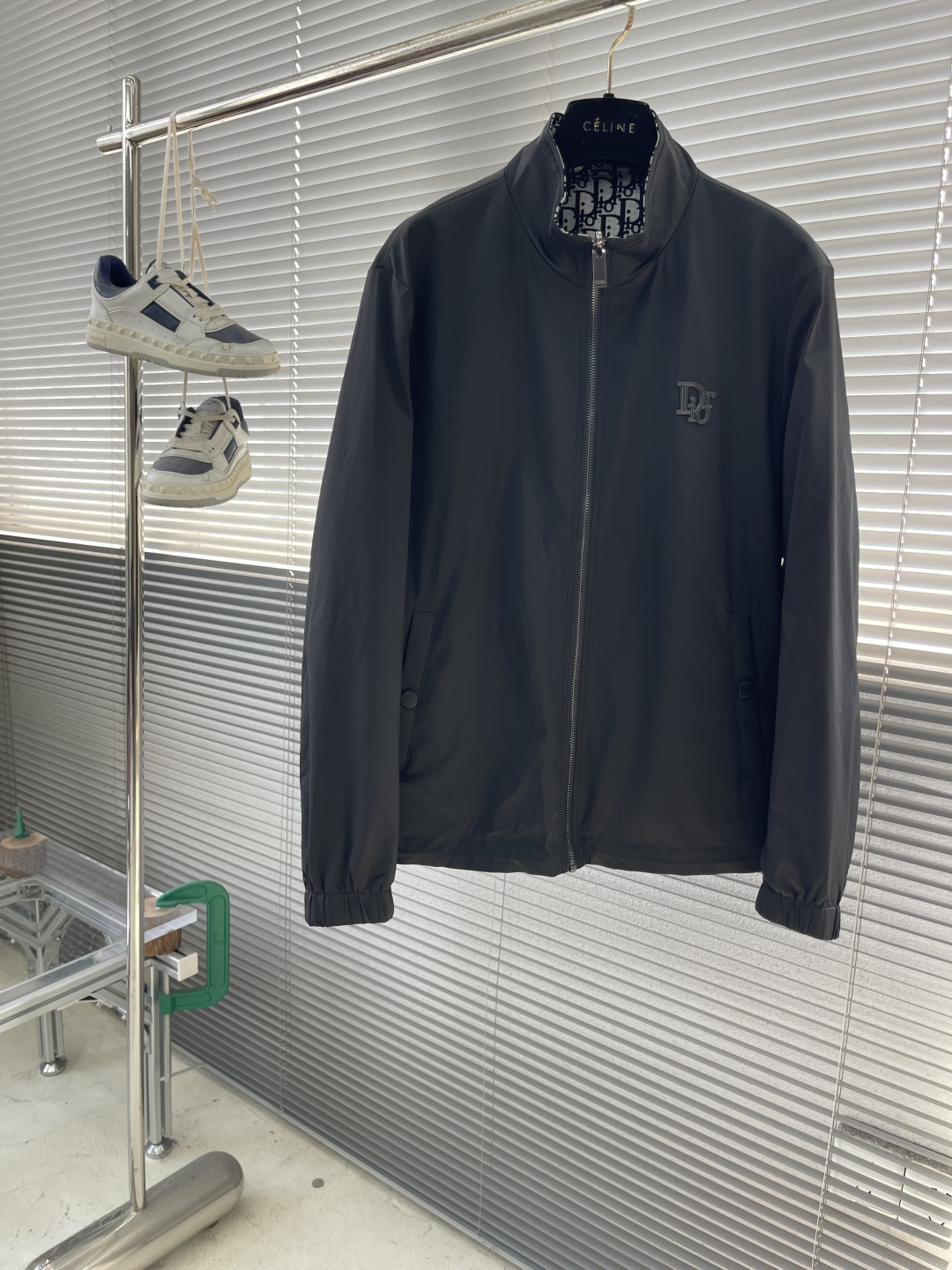 -Dio 2025秋季新品，双面可穿。简约时尚休闲夹克外套，原版进口面料，舒适透气，顶级提花工艺字母图案