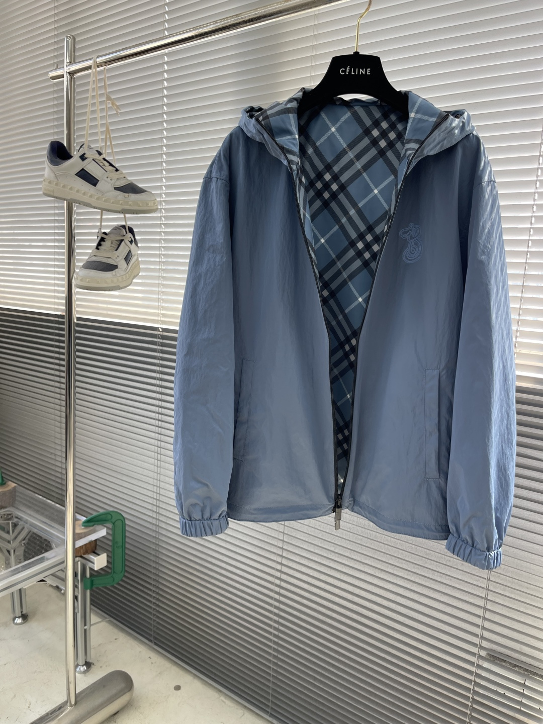 -BBR 2025秋季最新品，双面可穿夹克，专柜同步有售，原单狠货，时尚休闲连帽外套，进口原版面料，上身