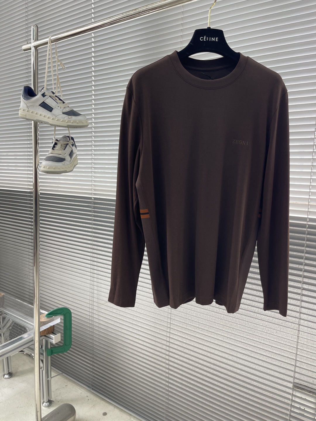 -Z ZEGN 渠道精品 顶级客供新疆长绒棉 2025fw高级商务男士经典短袖打底衫衫！ 手感细腻丝滑 