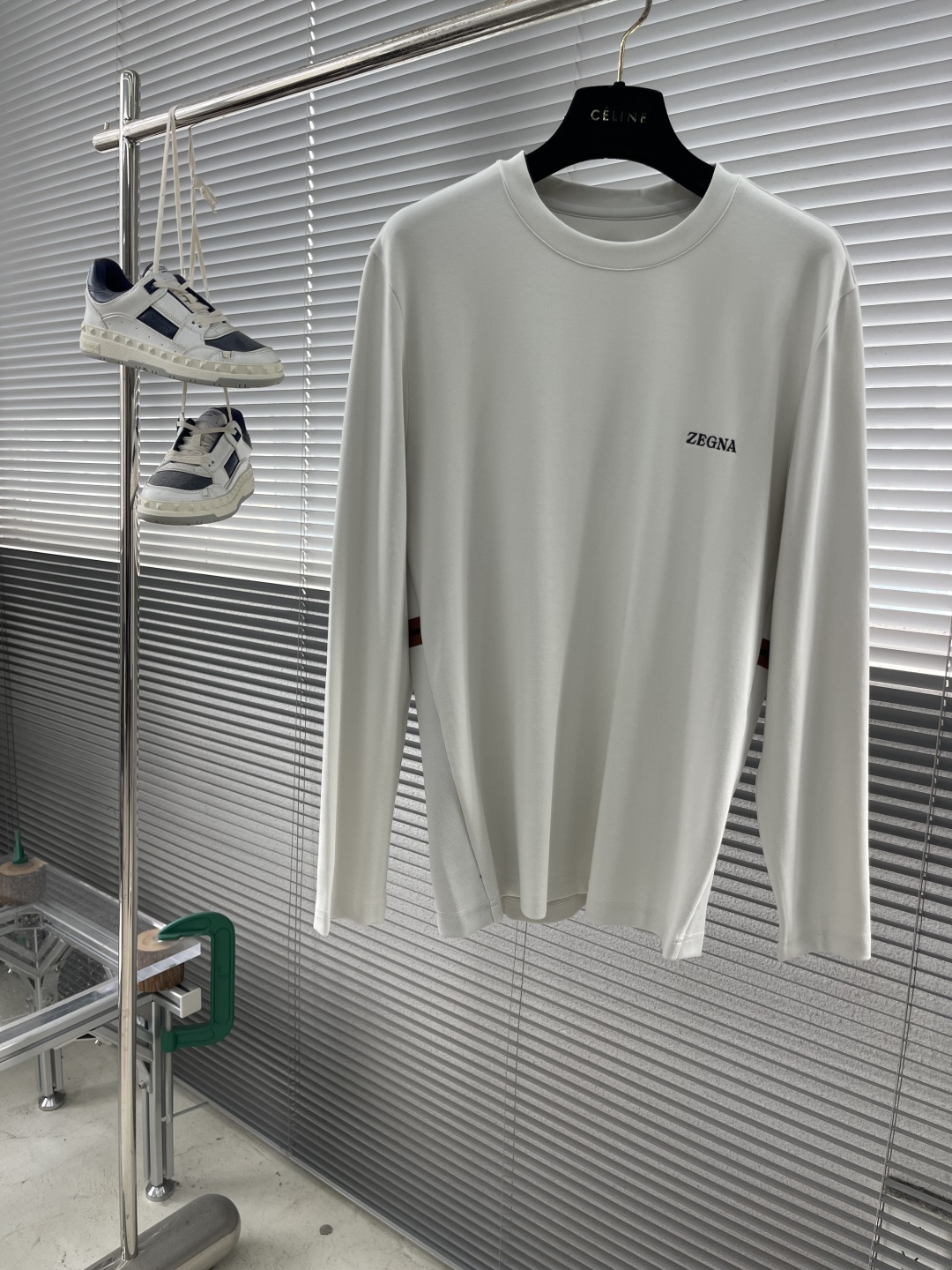 -Z ZEGN 渠道精品 顶级客供新疆长绒棉 2025fw高级商务男士经典短袖打底衫衫！ 手感细腻丝滑 