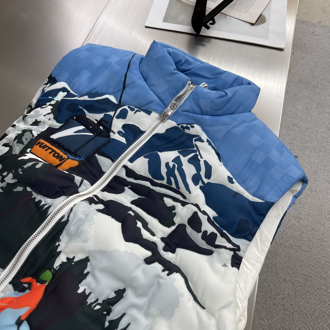 -驴牌 无袖衔缝背心定制1:1涤棉面料洗水棉1600 人丝里布定制1：1拉链定制1：1四合扣定制1：1商