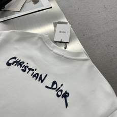 -Dio 小迪下摆蜜蜂签名刺绣纯棉短袖T恤 时髦百搭小蜜蜂经典T,小迪高级极简系列,宽松OS版型裁剪 -Dio 小迪下摆蜜蜂签名刺绣纯棉短袖T恤 时髦百搭小蜜蜂经典T,小迪高级极简系列,宽松OS版型裁剪