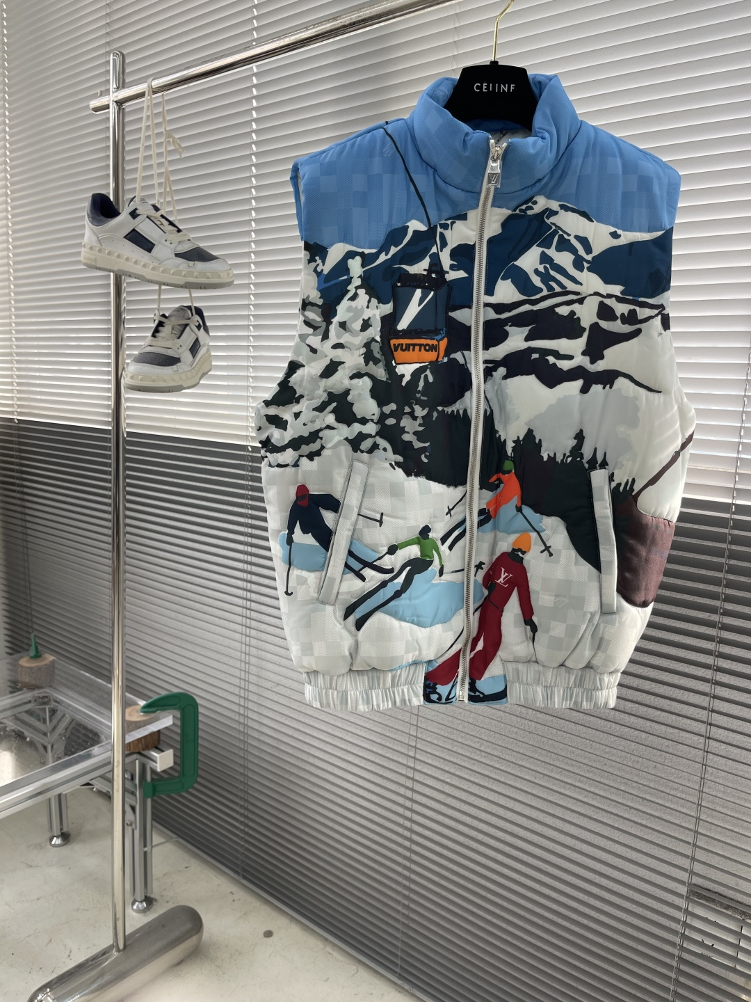 -驴牌 无袖衔缝背心定制1:1涤棉面料洗水棉1600 人丝里布定制1：1拉链定制1：1四合扣定制1：1商