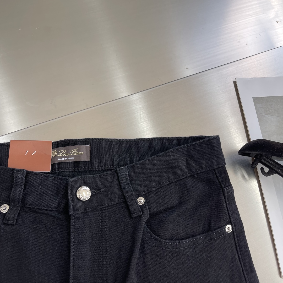 -Loro Piana 25fw新款牛仔裤 简约风五代裤基础款小直筒设计 时尚百搭码数：29-38 (🈚
