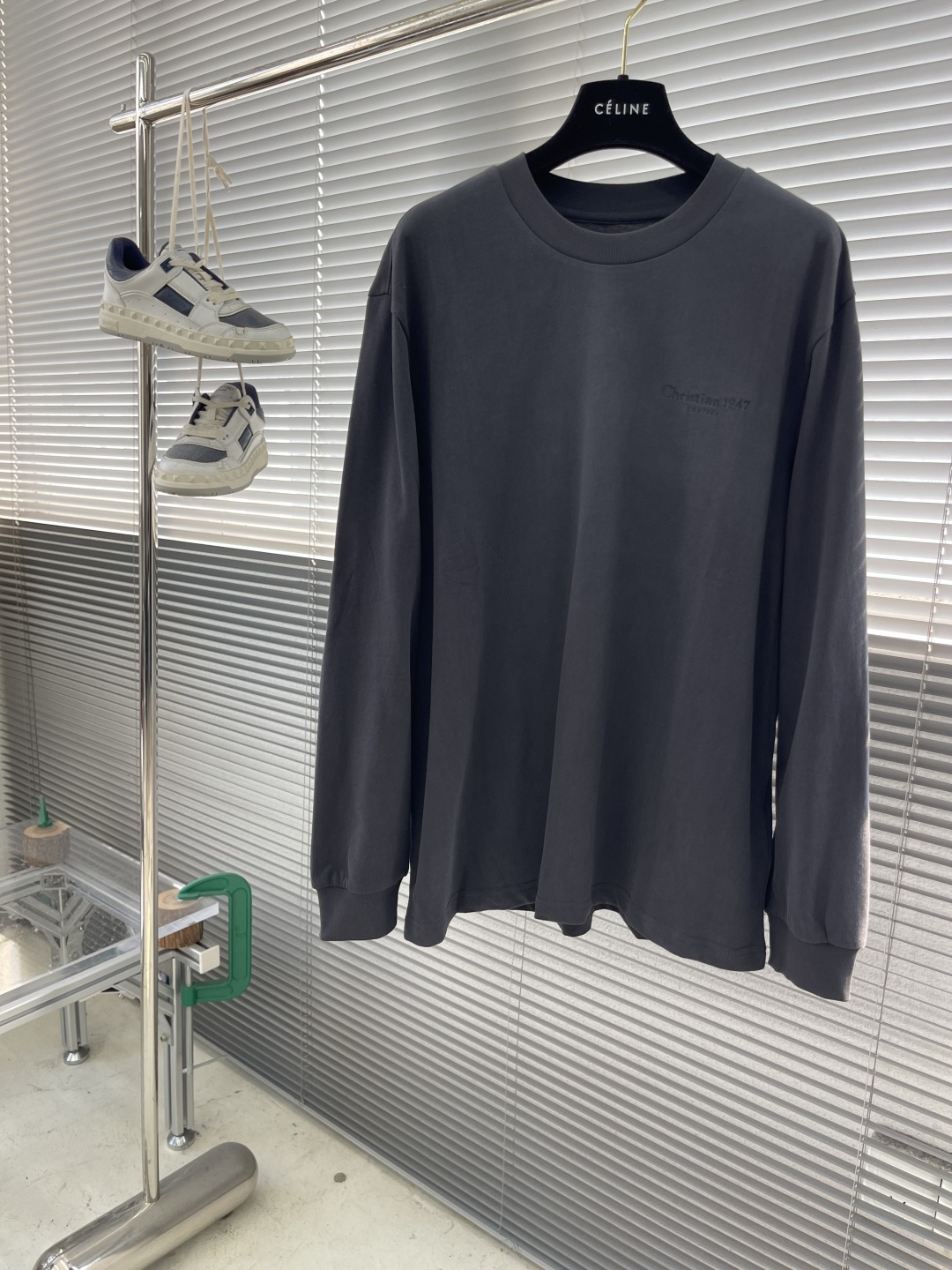 -Dio 2025秋冬系列长袖打底T恤码数：M-5XL 微阔版型绒感双纱面料，面料表面食毛做磨毛工艺肌理