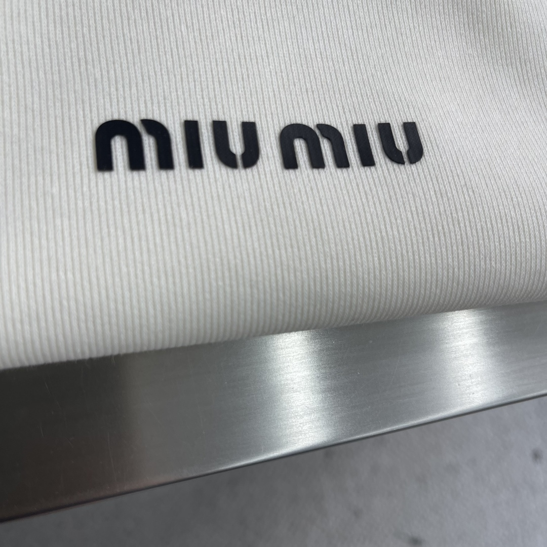 -MIUMIU 新款Polo长袖。定制420克面料 男女同款 码数：S-XXL