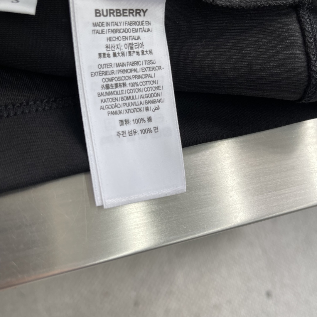 -BBR 25fw新款长袖T恤 立体硅胶工艺 男女同款 码数：S-XXL