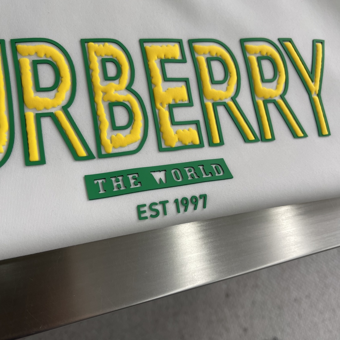 -BBR 25fw新款长袖T恤 立体硅胶工艺 男女同款 码数：S-XXL