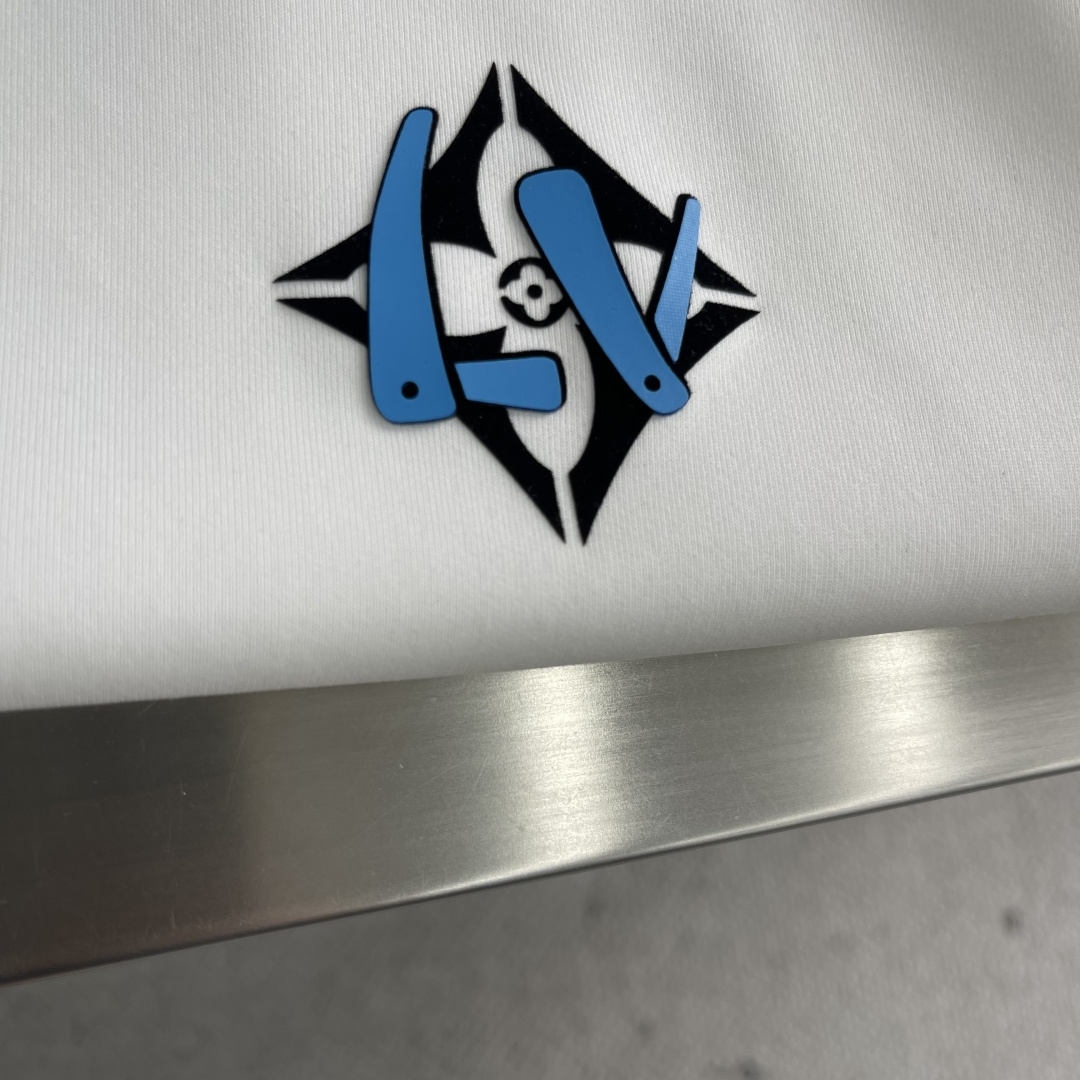 -驴牌 2025早秋圆领长袖，双层螺纹领口，肩部通肩压条，莫代尔混纺面料舒适透气 男女同款 码数：S-X