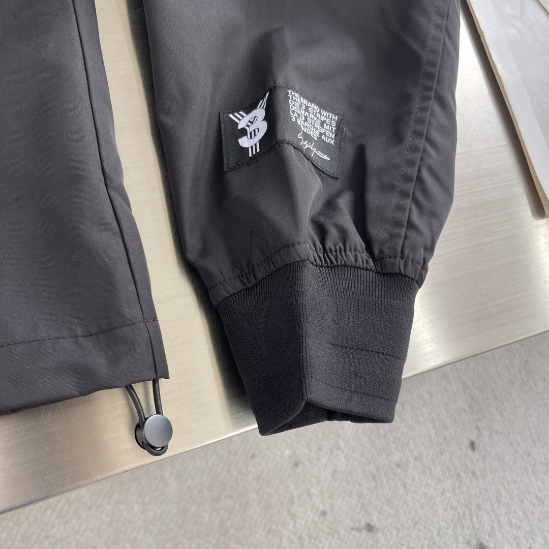 -Yamamoto山本耀司 秋冬新款Y3高端工艺精品套头风衣，宽松版型休闲时尚，运动百搭，型男必备单品，