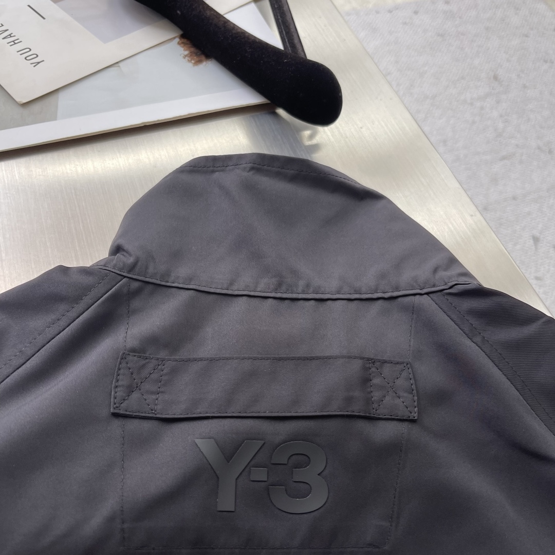 -Yamamoto山本耀司 秋冬新款Y3高端工艺精品套头风衣，宽松版型休闲时尚，运动百搭，型男必备单品，