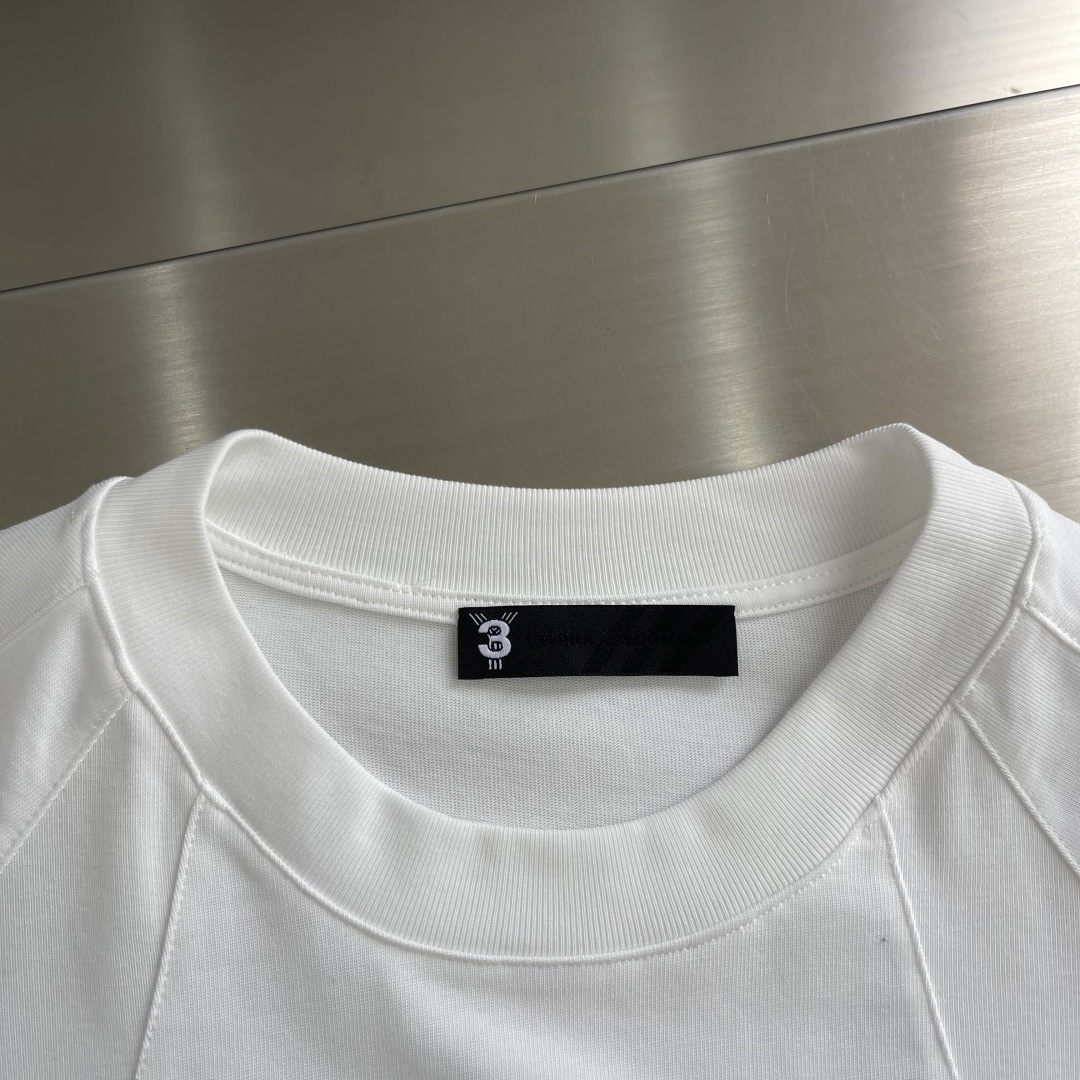 -Y-3 Yamamoto山本耀司 秋冬新款Y3长袖T恤。宽松版型个性立体剪裁百搭不挑人。重磅双纱精梳棉