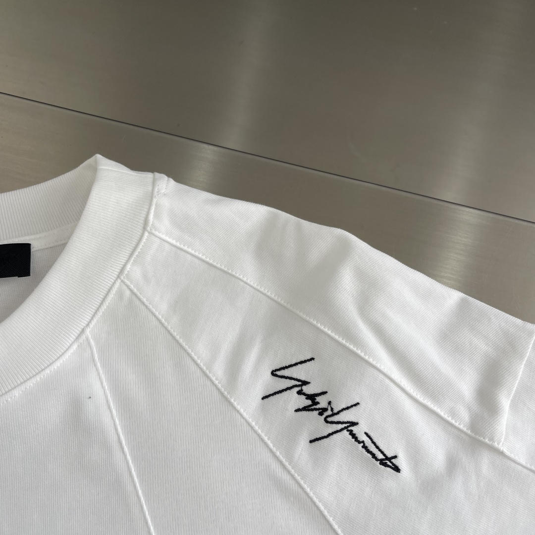 -Y-3 Yamamoto山本耀司 秋冬新款Y3长袖T恤。宽松版型个性立体剪裁百搭不挑人。重磅双纱精梳棉