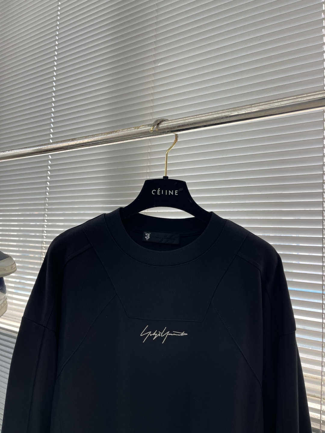 -Y-3 Yamamoto山本耀司 秋冬新款Y3长袖T恤。拼接罗纹设计新颖且极具辨识度，宽松版型个性立体