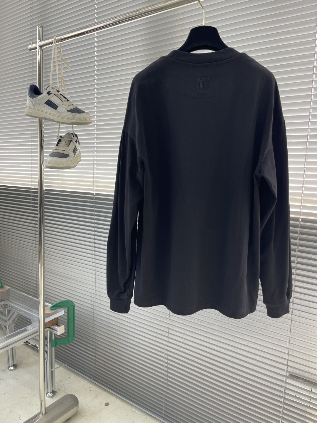 -Y-3 Yamamoto山本耀司 秋冬新款Y3长袖T恤。拼接罗纹设计新颖且极具辨识度，宽松版型个性立体