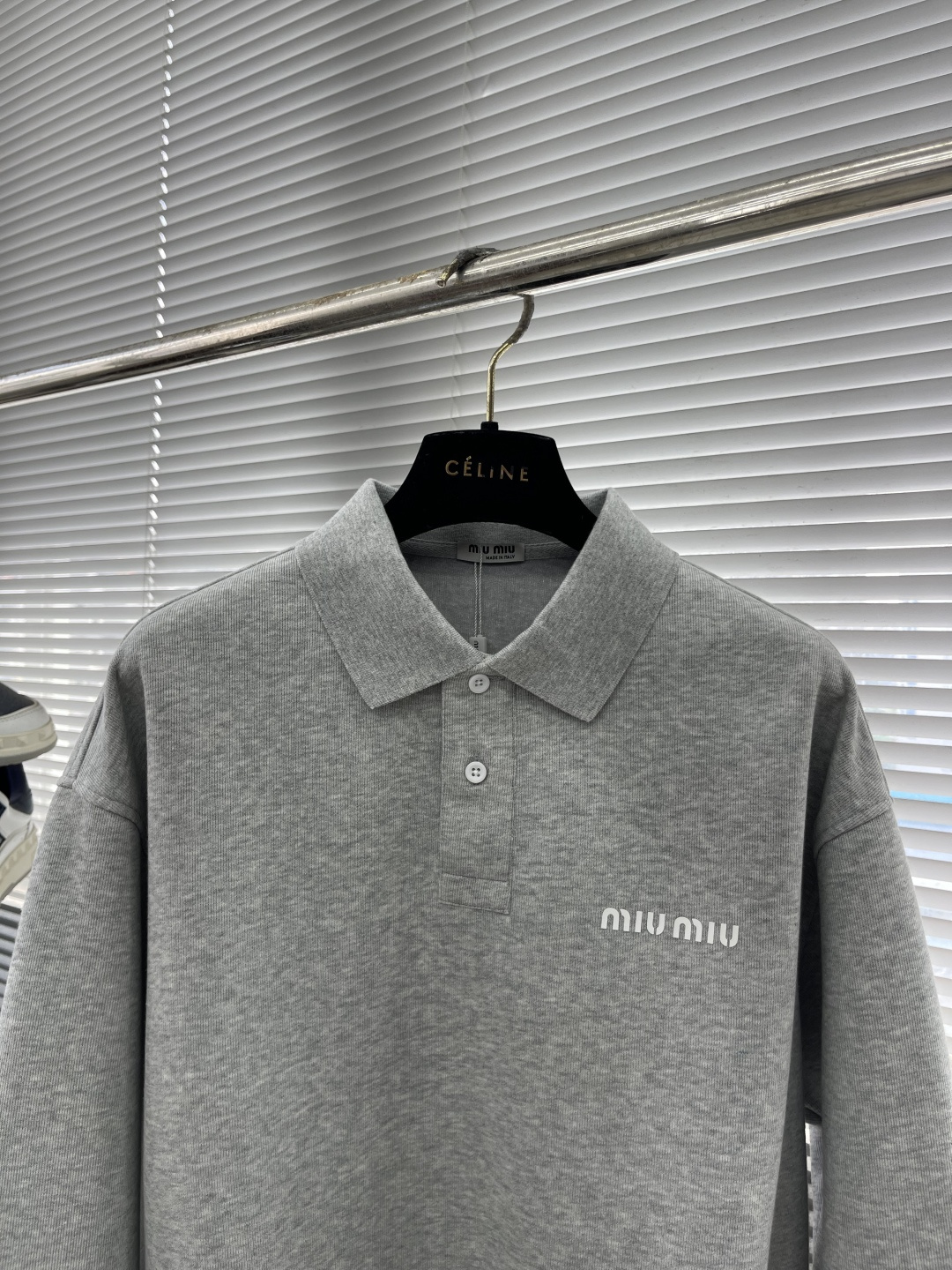 -MIUMIU 新款Polo长袖。定制420克面料 男女同款 码数：S-XXL