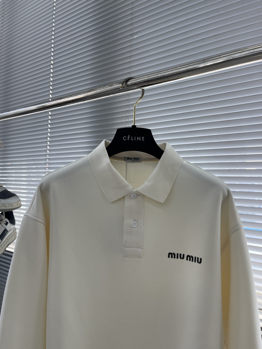 -MIUMIU 新款Polo长袖。定制420克面料 男女同款 码数：S-XXL