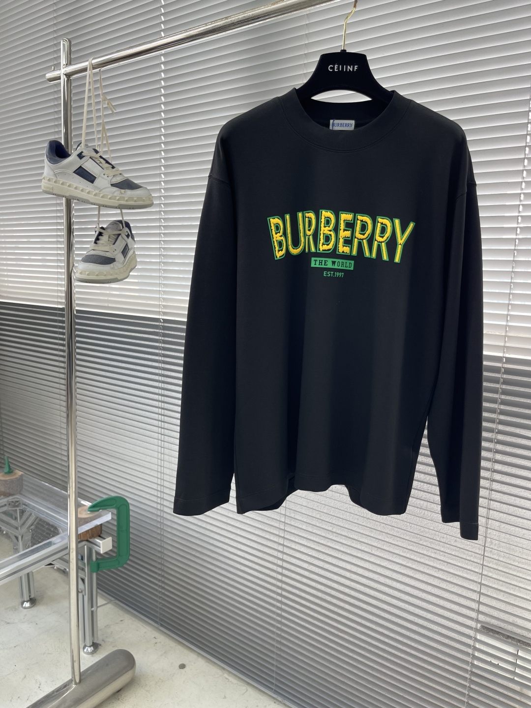 -BBR 25fw新款长袖T恤 立体硅胶工艺 男女同款 码数：S-XXL