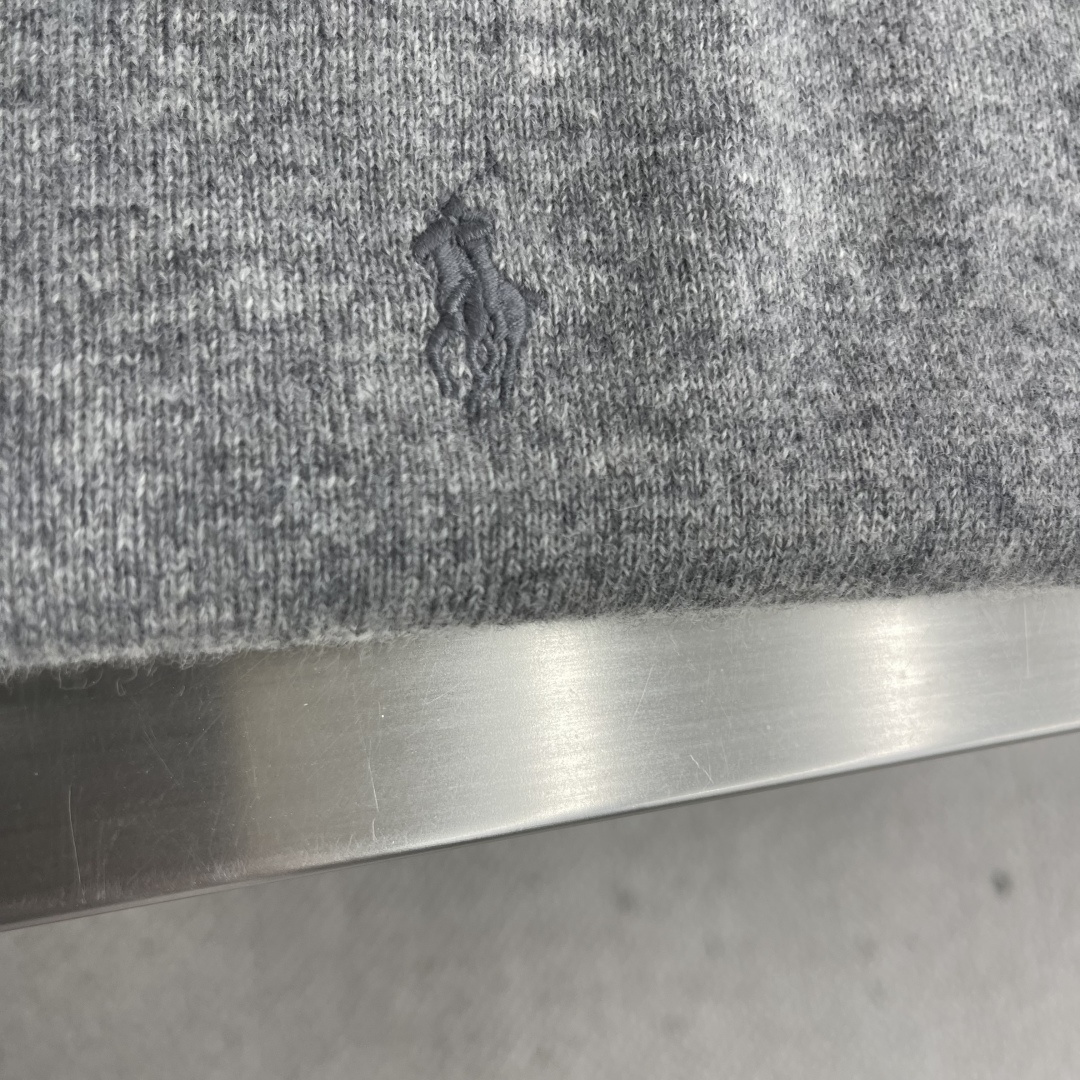 -Polo 25fw新款RalP🆕h Lauren Logo圆领长袖毛衣 男女同款 高版本码数：S.M.