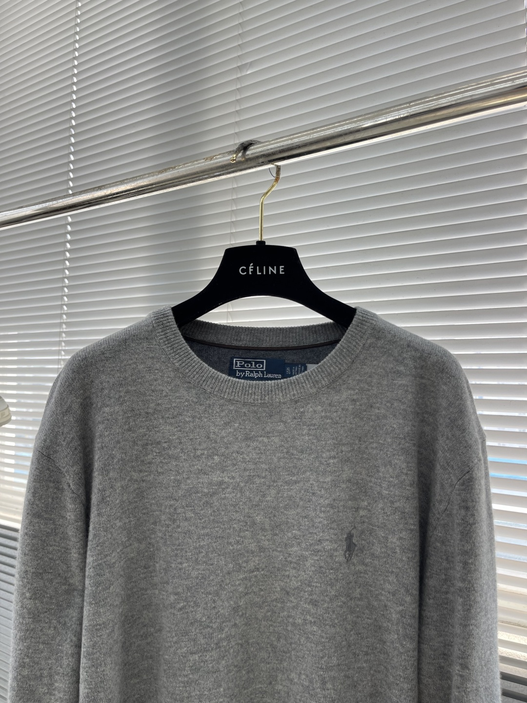 -Polo 25fw新款RalP🆕h Lauren Logo圆领长袖毛衣 男女同款 高版本码数：S.M.