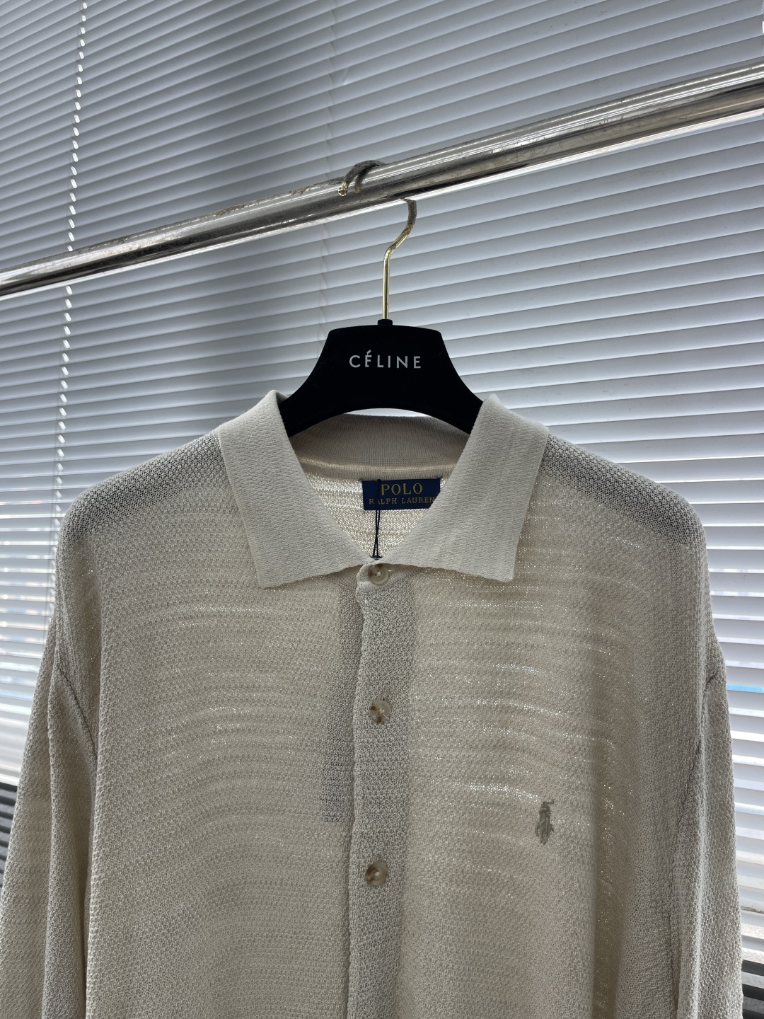 -Polo 25新款纯色翻领单排扣长袖衬衫 男款 新石色码数：S.M.L.XL衣长69717375肩宽4