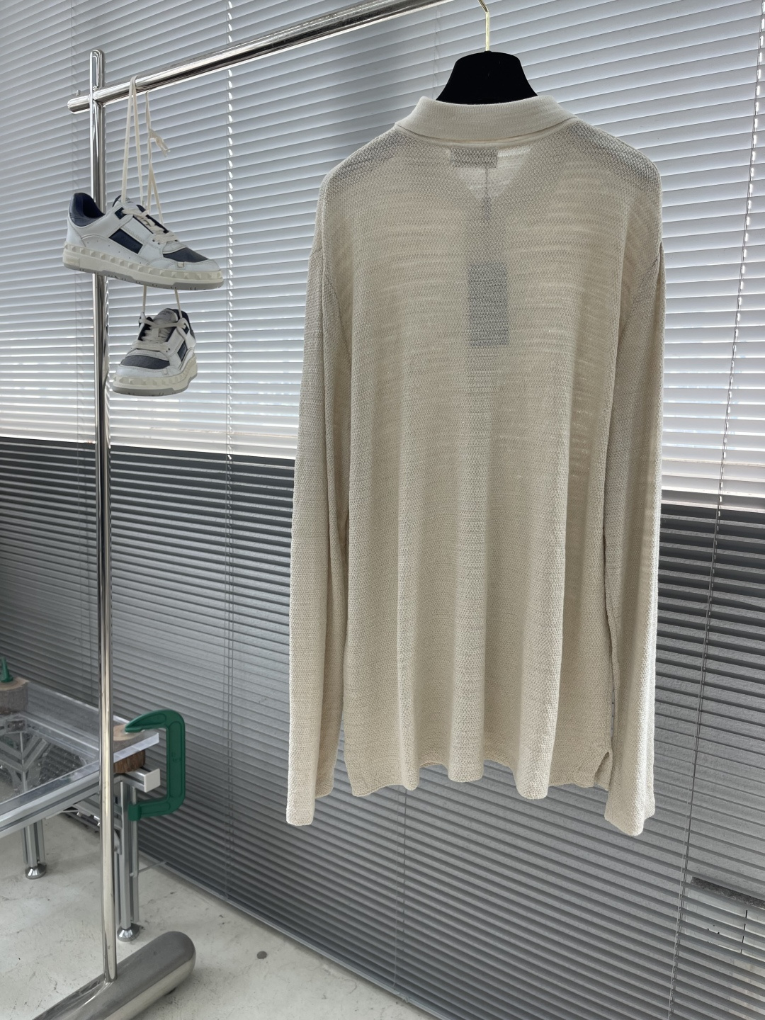 -Polo 25新款纯色翻领单排扣长袖衬衫 男款 新石色码数：S.M.L.XL衣长69717375肩宽4