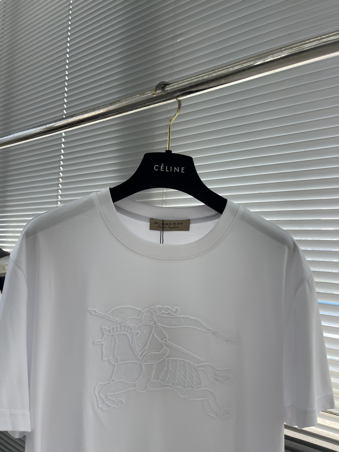 -BBR 100%纯正血统品质，2025春夏新品战马刺绣标识男士商务休闲简约圆领短袖T恤！颇具法式风格的